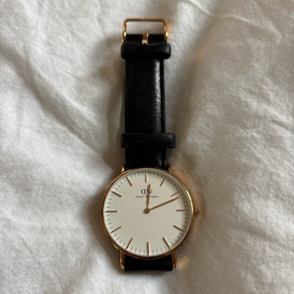 Daniel Wellington Black and Gold Women's Watch